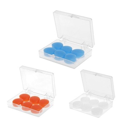 Silicone Earplugs Set of 6 Sound Blocking Lound Noise Waterproof Tools