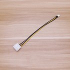  3 Pcs Extension Cords Power Supply Cable 4-Pin Connector Adapter
