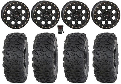 System 3 SB-7 15'' Wheels Bk (6+1) 32'' Roctane T4 Tires Textron Wildcat XX