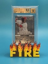 2013 Panini Prizm Draft Picks Prospect Sig. Mookie Betts BGS TRU GEM 9.5 10 Auto