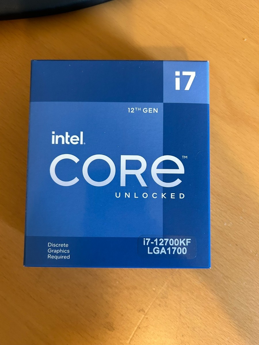 Intel Core i7-12700KF Processor (5 GHz, 12 Cores, FCLGA1700