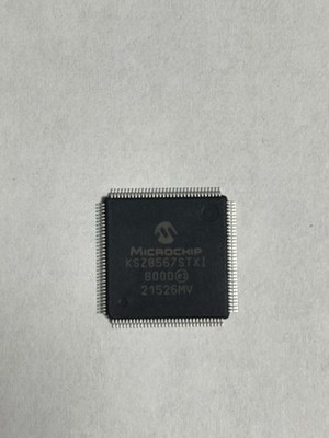 Microchip KSZ8567STXI 7-Port 10/100 Ethernet Switch IC TQFP 128-Pin