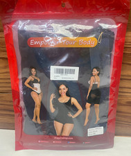 New SHAPERX Women s Shapewear Bodysuit 2XL Black Style Tummy Control Lingerie
