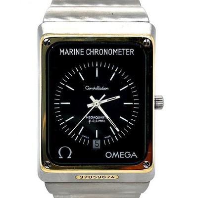Omega Constellation Marine Chronometer Stahl/Gold Stahlband Box & Papers 12/1979