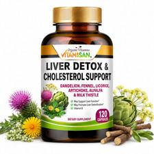 Liver Cleanse & Detox Support Supplement 1600...