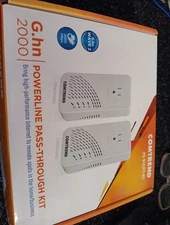  G.hn Powerline Adapter with Pass-Through Outlet I 2-Unit Kit (PG-9182PT-KIT) 