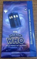 MTG 1x Doctor Who Commander Collector Booster Sample Pack Sealed