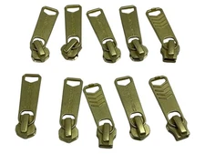 Carhartt Brass Zipper Pulls Set Of 10 YKK