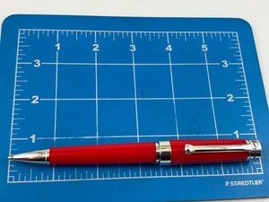 Judd's Excellent Montegrappa Parola Red Celluloid Ballpoint Pen