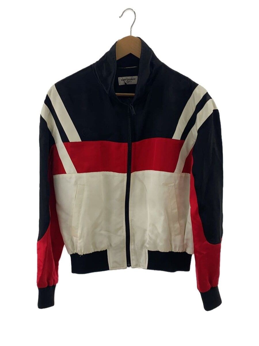 SAINT LAURENT OTHER 22SS SETA TEDDY JACKET BLOUSON 44 LINO MULTICOLORE