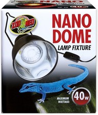 Zoo Med Nano Dome Lamp Fixture 40W Max for Small Terrariums 2-Pack