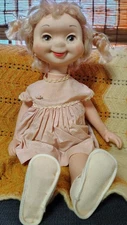 Whimsies "Dixie The Pixie" Sitting Doll Posable Pigtails American Character 1960