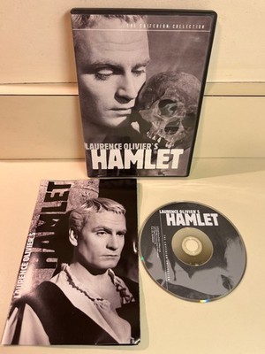 Laurence Olivier's Hamlet DVD + Insert, 1948 Black & White, Criterion Collection