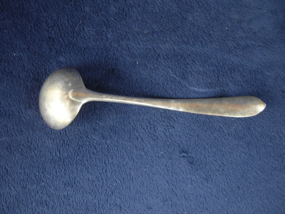 Cucharón de mayonesa salsa S Kirk & Son 31,9 g antiguo Maryland liso esterlina Foto 2 de 4
