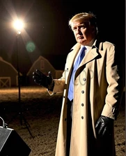 President Donald Trump Patriotic MAGA  Oil Paint Style AI Generated 8X10 Print