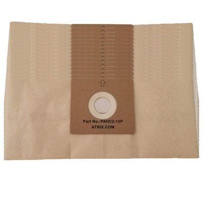 15 Pack 6 Quart Replacement Paper Filter Bags for Atrix Turbo Red Vacuum