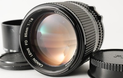 Near MINT Canon New FD NFD 85mm f/1.8 MF Portrait Telephoto Prime Lens JAPAN