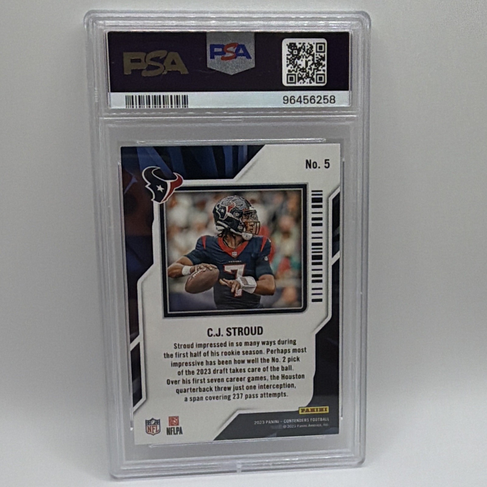2023 Panini Contenders - Rookie of the Year Contenders C.J. Stroud #5 (RC) view 2