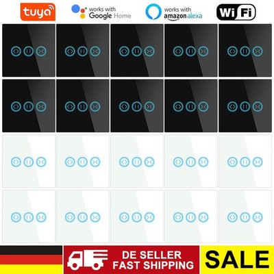 Smart WIFI Rolladenschalter Touch Jalousieschalter Vorhang Schalter TUYA