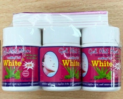 3PCS Gel hut mun ALOE VERA BLACKHEAD PIMPLE PORE ACNE NOSE PEEL MASK REMOVER GEL