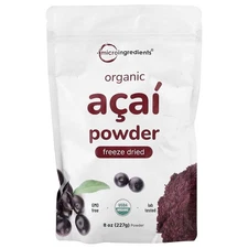 Organic Acai Powder, Freeze Dried, 8 oz (227 g)