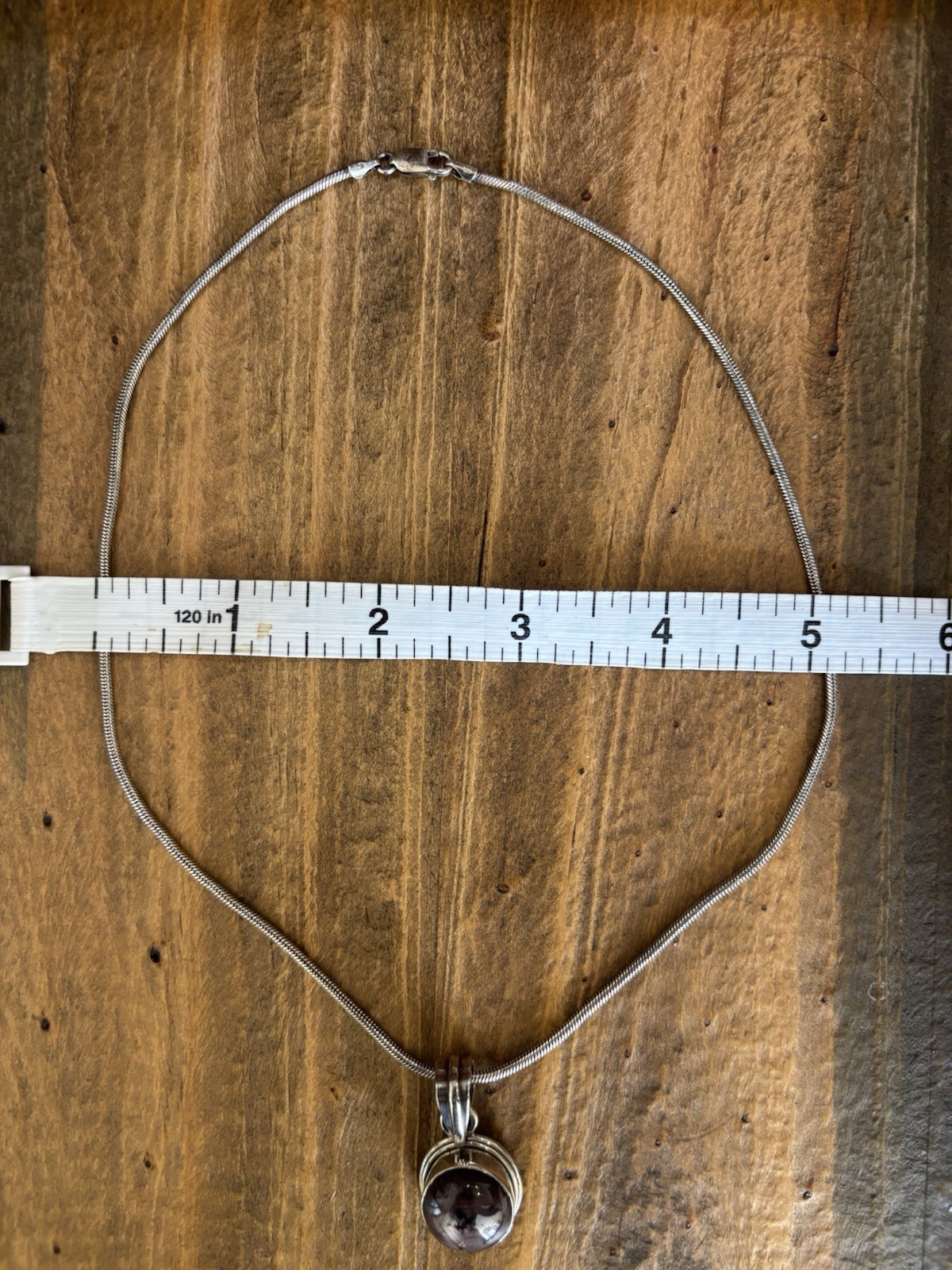 raw ruby necklace - image 3