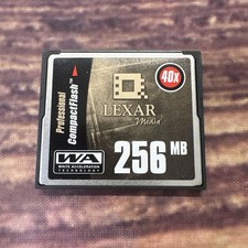 lexar professional compact flash 256mb