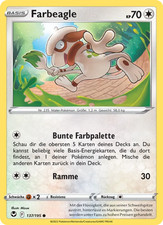 Farbeagle / Pokémon Karte / Deutsch / Silberne Sturmwinde / Nonholo