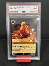 2023 Lorcana The First Chapter 1 Rapunzel - Gifted with Healing 18 PSA 9 MINT