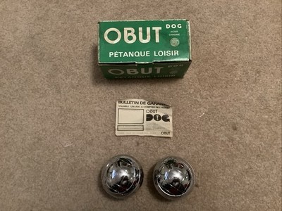 Lot De 8 Boules De Pétanque Obut DOG 72mm (560-580g) + 2 Cochonnets Et Housse Cuir
