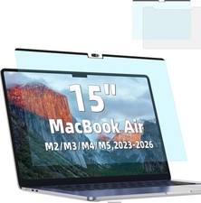 Magnetic Anti Blue Light Screen Protector for MacBook Air 15 Inch 2023-2026 
