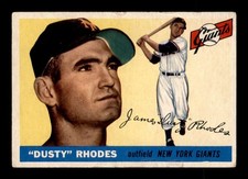 1955 Topps #1 Dusty Rhodes   G/VG X2929119