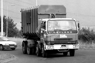 FOTO BIFFA WASTE LEYLAND CONSTRUCTOR - 8 RAD HAKENLADER A945 GLD