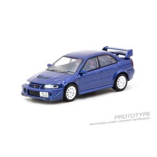 T64R-021-TMEB 1/64 Mitsubishi Lancer Evolution VI Tommi Makinen Edition Blue
