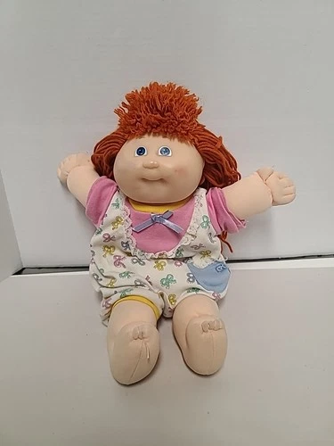 Vintage Cabbage Patch Doll Red Hair Tail Blue Eyes No Freckles 1978 1982-1987
