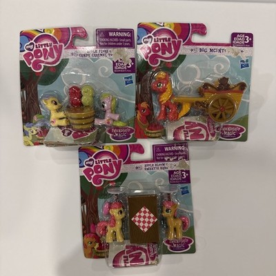 G 421 My Little Pony Apple Bloom Sweetie Babs Mini Figures Picnic Big Mcintosh 