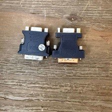 PPA DVI-I Male to VGA Female Video Adapter Lot with VGA Monitor Cable 3 Piece