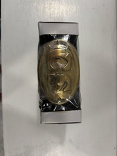 CSA Civil War Reproduction Brass Buckle and Leather Belt