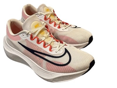 Nike Zoom Fly 5 Men's Mesh Running Shoes White Red Yellow Size 14