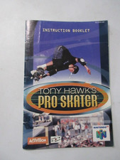 Nintendo 64 - Tony Hawks Pro Skater instruction booklet