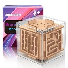 Fidget Puzzle Cube - 6-Sided Toy for Anxiety Relief, Travel Brain Teasers