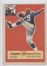 1956 Topps Alex Webster #5 1q2