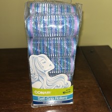 Conair - 9 Pack Small Self Grip Rollers - New in Box missing 1