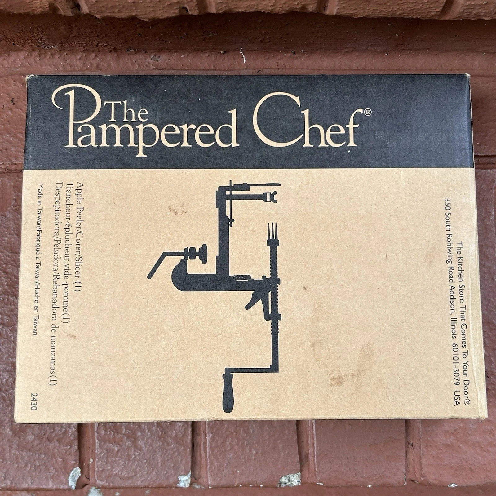 Pampered Chef 2430 Apple Peeler Corer Slicer Manual with Recipe Book
Opens in a new window or tab