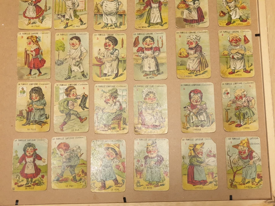 TRES ANCIEN JEU DES  7 FAMILLES  METIERS ANNEES 1930 CARTES A JOUER - Photo 3/4