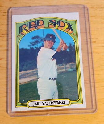 Carl Yastrzemski 1972 Topps Baseball Card | eBay