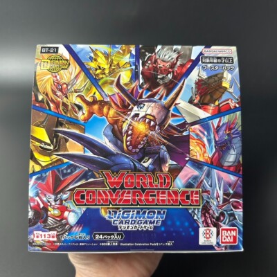 【⑤BOX】デジモンカードゲーム WORLD CONVERGENCE BT-21 Digimon TCG: World Convergence - Booster Box BT21 (Bulk
