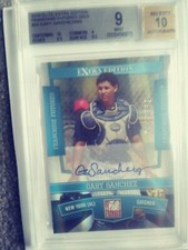 2010 elite gary sanchez auto bgs mint