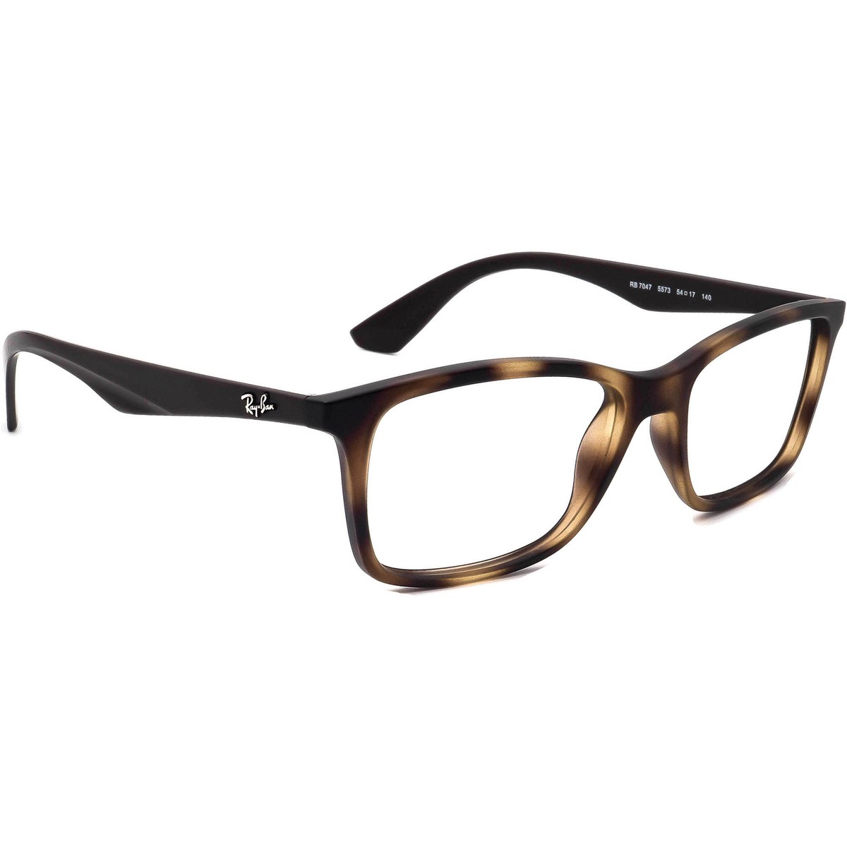 Ray-Ban Eyeglasses RB 7047 5573 Matte Tortoise/Brown Square 