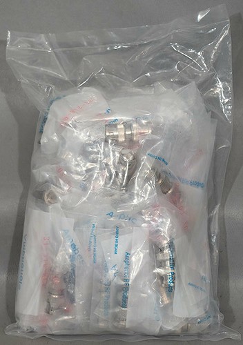Qty. 50: NEW Amphenol 31-218-RFX BNC RF Coaxial Adapter Male BNC Plug 50 Ohm - Picture 2 of 3